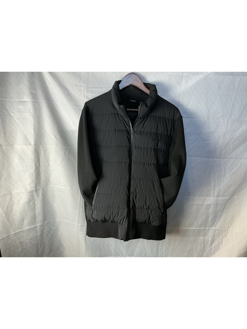 Mackage Men's Hybri Black Leather Jacket XL - Stylish Winter
